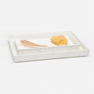 Pigeon and Poodle - PP000383 - Callas Trays - Callas - White Lacquered Eggshell