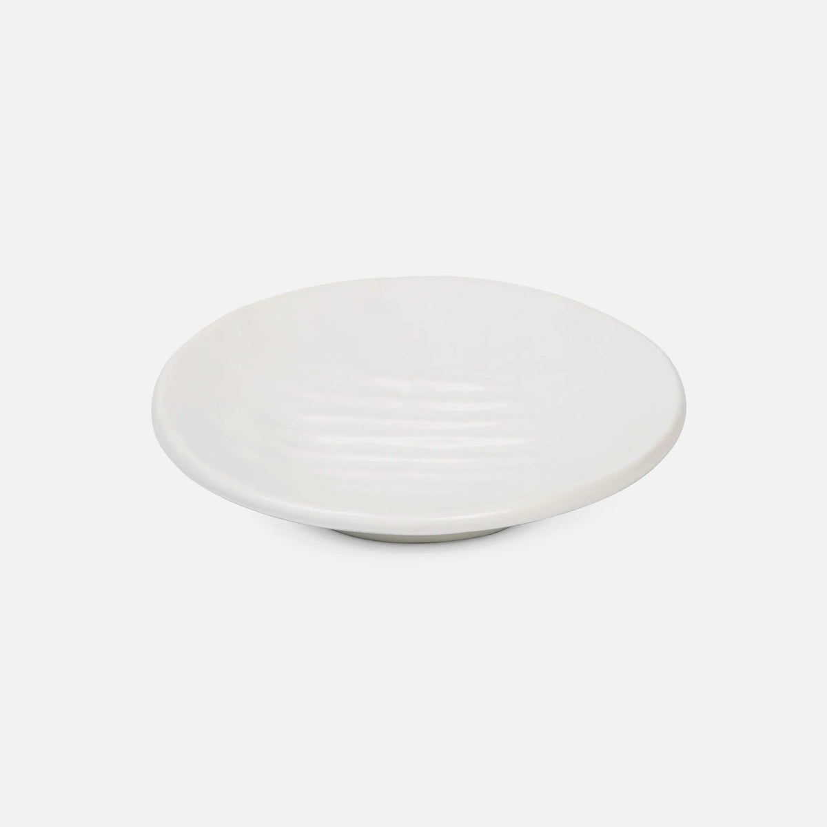 Pigeon and Poodle - PP000463 - Cordoba Soap Dish - Cordoba - White Burlap Ceramic