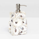 Pigeon and Poodle PP000573 Enna Soap Pump in Natural Oyster Shell