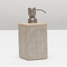 Pigeon and Poodle PP000640 Goa Soap Pump in Sand Faux Boa