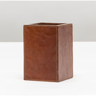 Pigeon and Poodle - PP000654 - Hampton Brush Holder - Hampton - Storm Full-Grain Leather