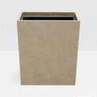 Pigeon and Poodle - PP000659 - Hampton Wastebasket - Hampton - Storm Full-Grain Leather
