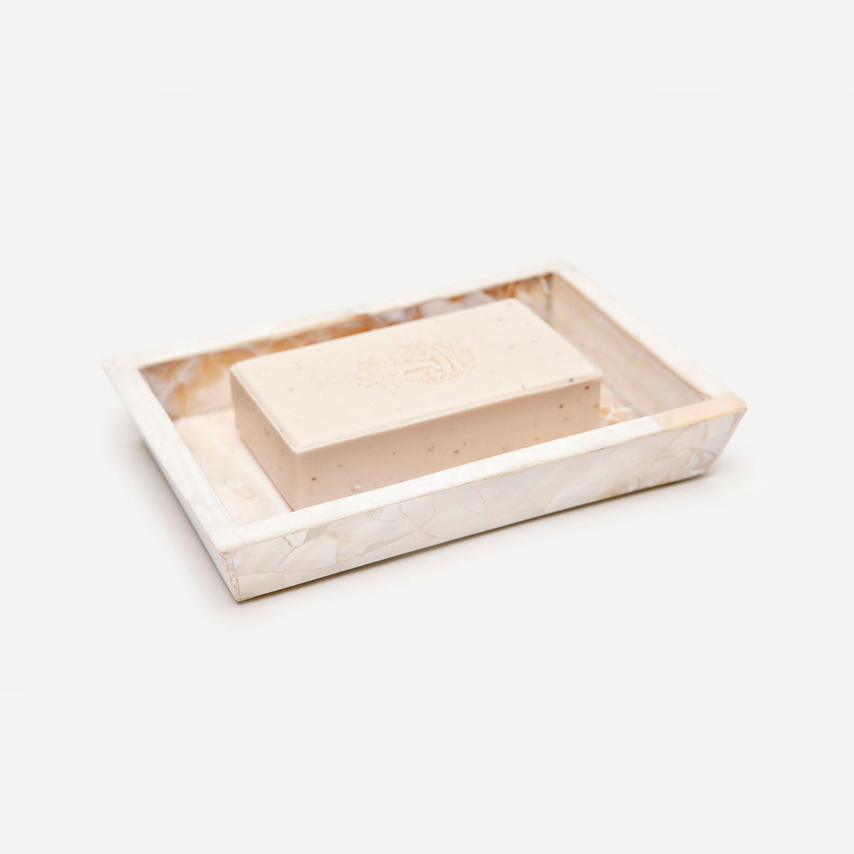 Pigeon and Poodle PP000888 Lugano Soap Dish in Kabibe Shell