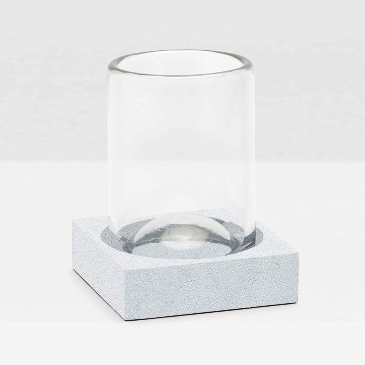 Pigeon and Poodle - PP000948 - Manchester Tumbler Set - Manchester - Cloud Gray Realistic Faux Shagreen