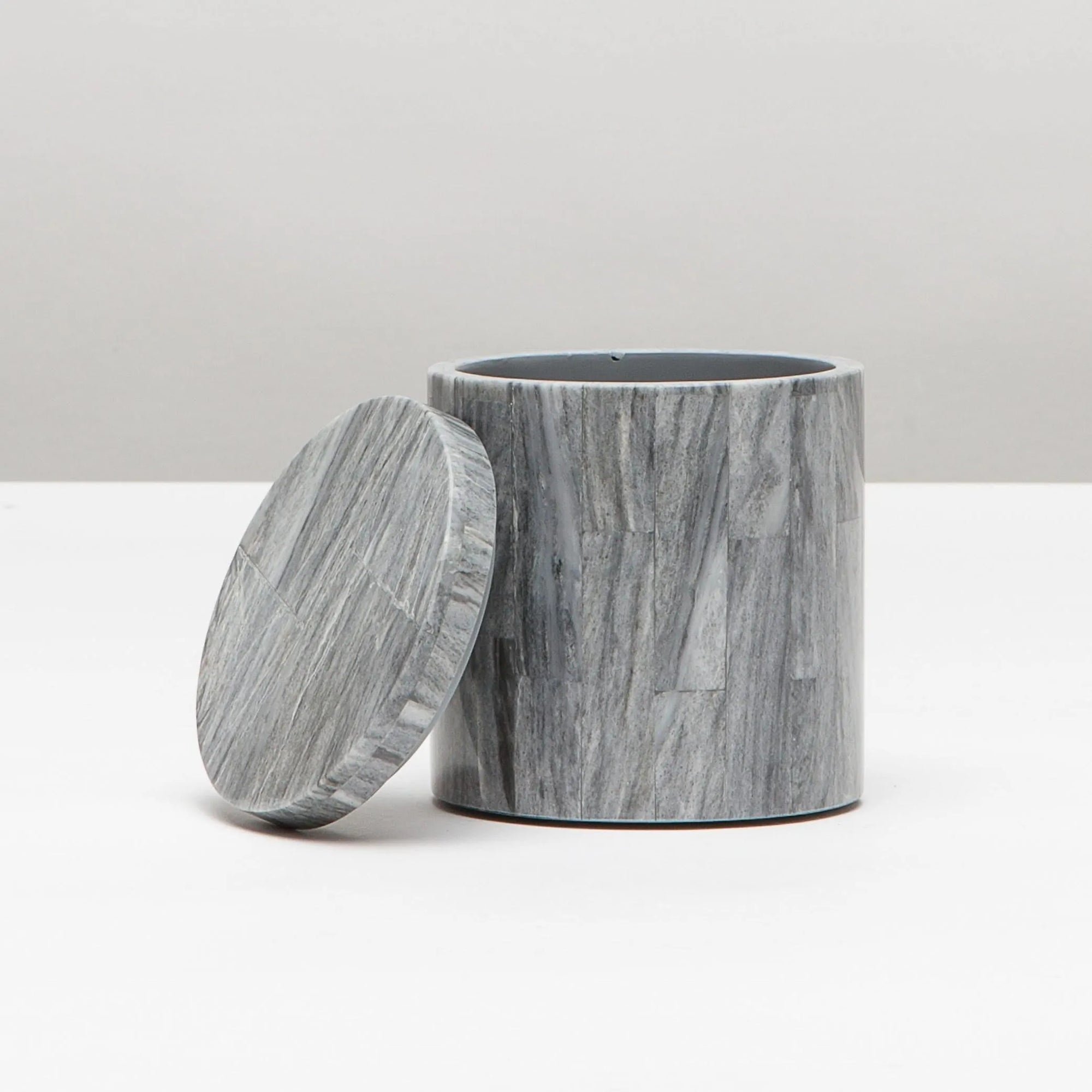 Pigeon and Poodle - PP006752 - Milan Canister - Milan - White Romblon Stone