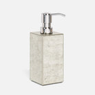 Pigeon and Poodle - PP001156 - Nora Soap Pump - Nora - Metallic Frost Painted Glass