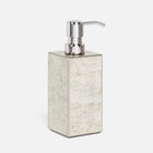 Pigeon and Poodle PP001156 Nora Soap Pump in Metallic Frost Painted Glass