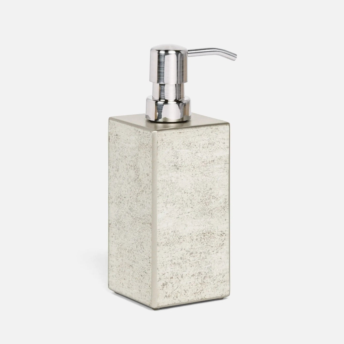 Pigeon and Poodle PP001156 Nora Soap Pump in Metallic Frost Painted Glass