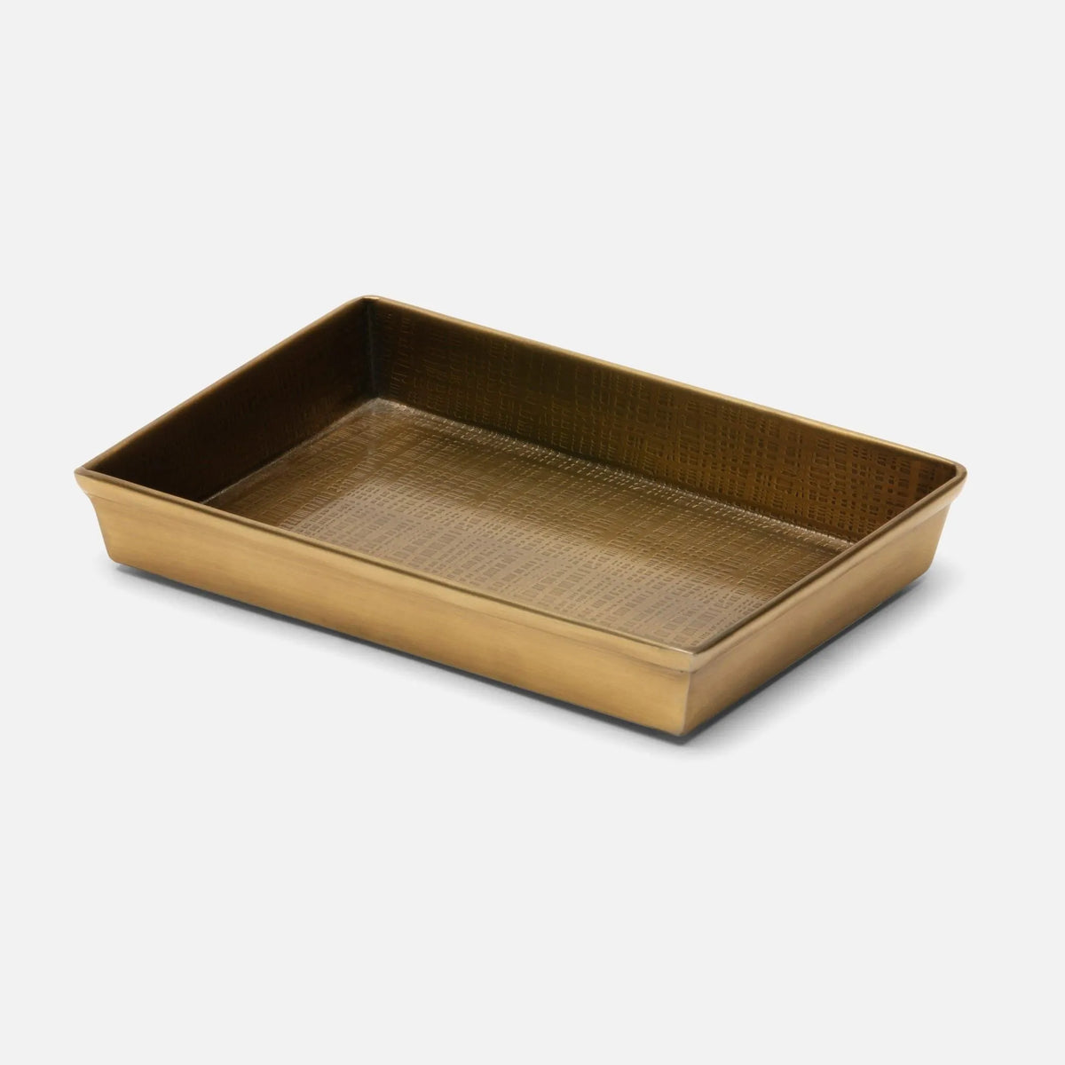 Pigeon and Poodle - PP004209 - Remy Soap Dish - Remy - Antique Brass Textured Stainless Steel