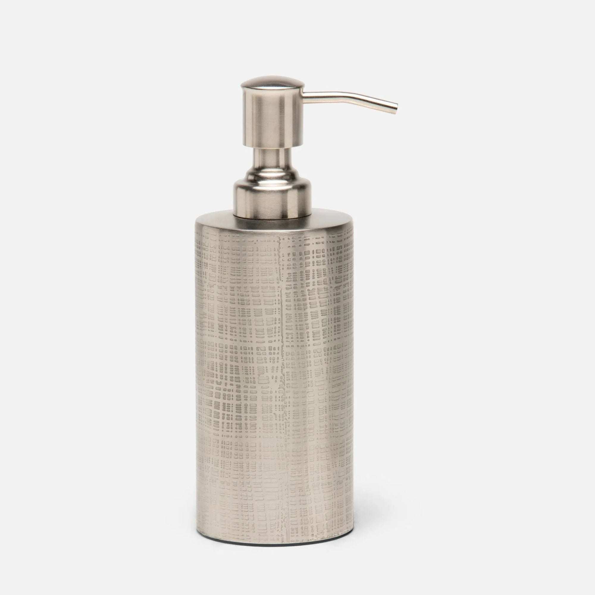 Pigeon and Poodle - PP004218 - Remy Soap Pump - Remy - Antique Dark Nickel Textured Stainless Steel