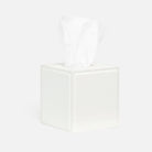Pigeon and Poodle - PP003991 - Rothwell Tissue Box - Rothwell - Bright White Marine Leather