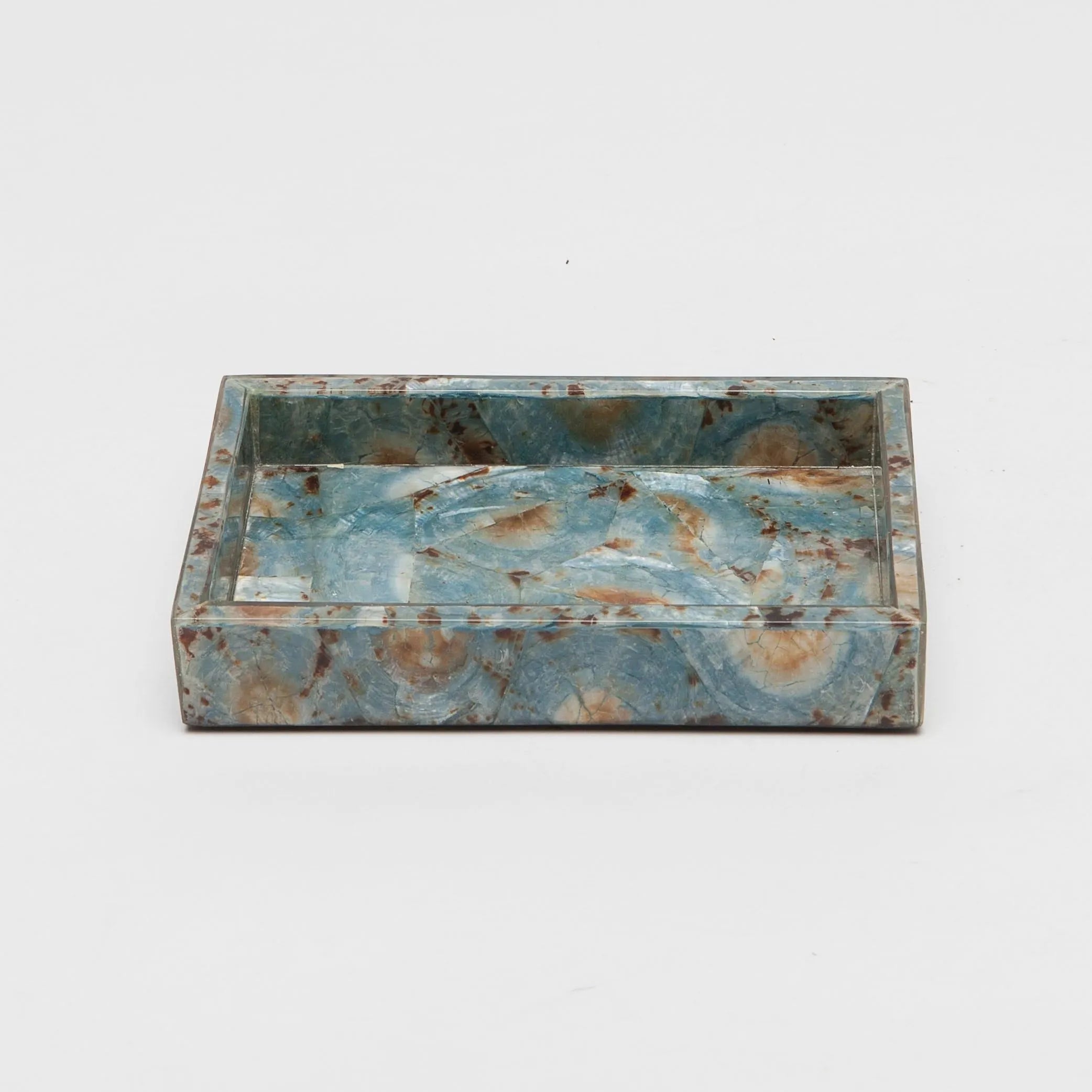 Porte-savon Pigeon and Poodle PP001394 Sitges en coquille de patelle bleue