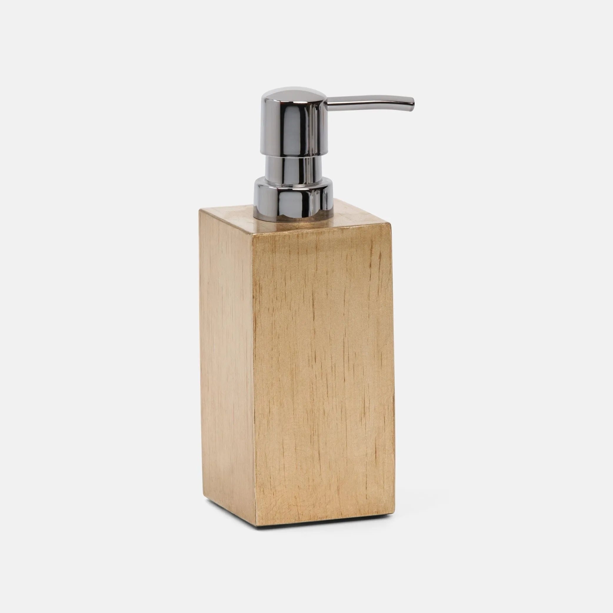 Pigeon and Poodle PP001418 Tanlay Soap Pump in Antiqued Gold Silver Leaf