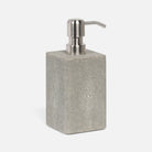 Pigeon and Poodle - PP001452 - Tenby Soap Pump - Tenby - Sand Realistic Faux Shagreen