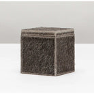 Pigeon and Poodle PP001516 Umbra Bath Canister in Gray Hair-On-Hide