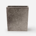 Pigeon and Poodle PP001520 Umbra Wastebasket in Gray Hair-On-Hide