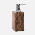 Pigeon and Poodle PP001530 Varadero Soap Pump in Dark Stain Banana Leaf