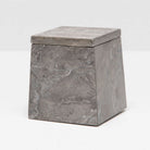 Pigeon and Poodle - PP001536 - Veneto Canister - Veneto - Gray Polished Marble