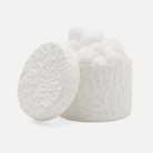 Pigeon and Poodle PP004834 Alanya Canister Large in White Porcelain
