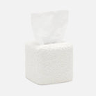 Pigeon and Poodle PP004838 Alanya Tissue Box in White Porcelain