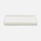 Pigeon and Poodle PP004835 Alanya Tray in White Porcelain