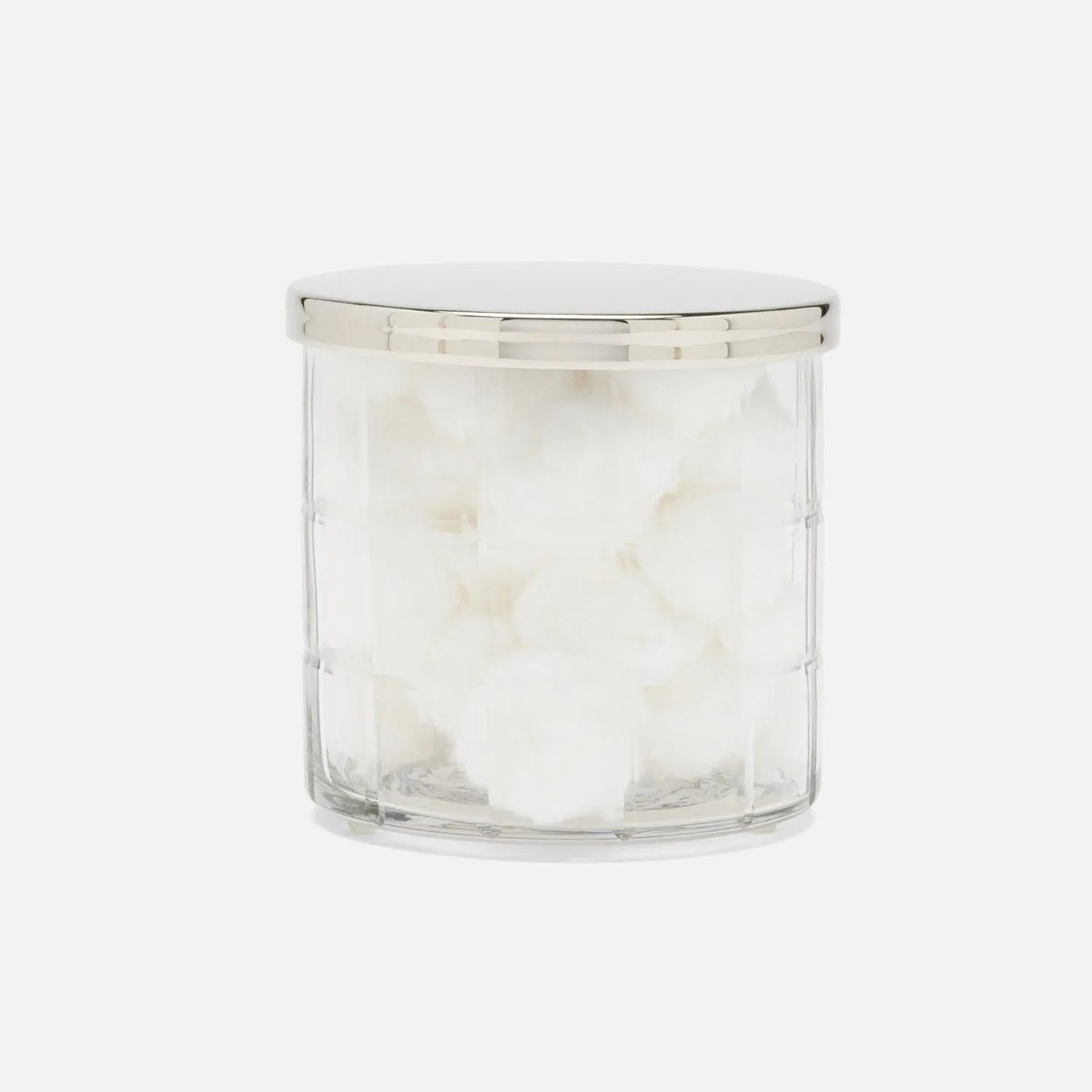 Pigeon and Poodle - PP006335 - Argos Canister - Argos - Clear Glass/Nickel