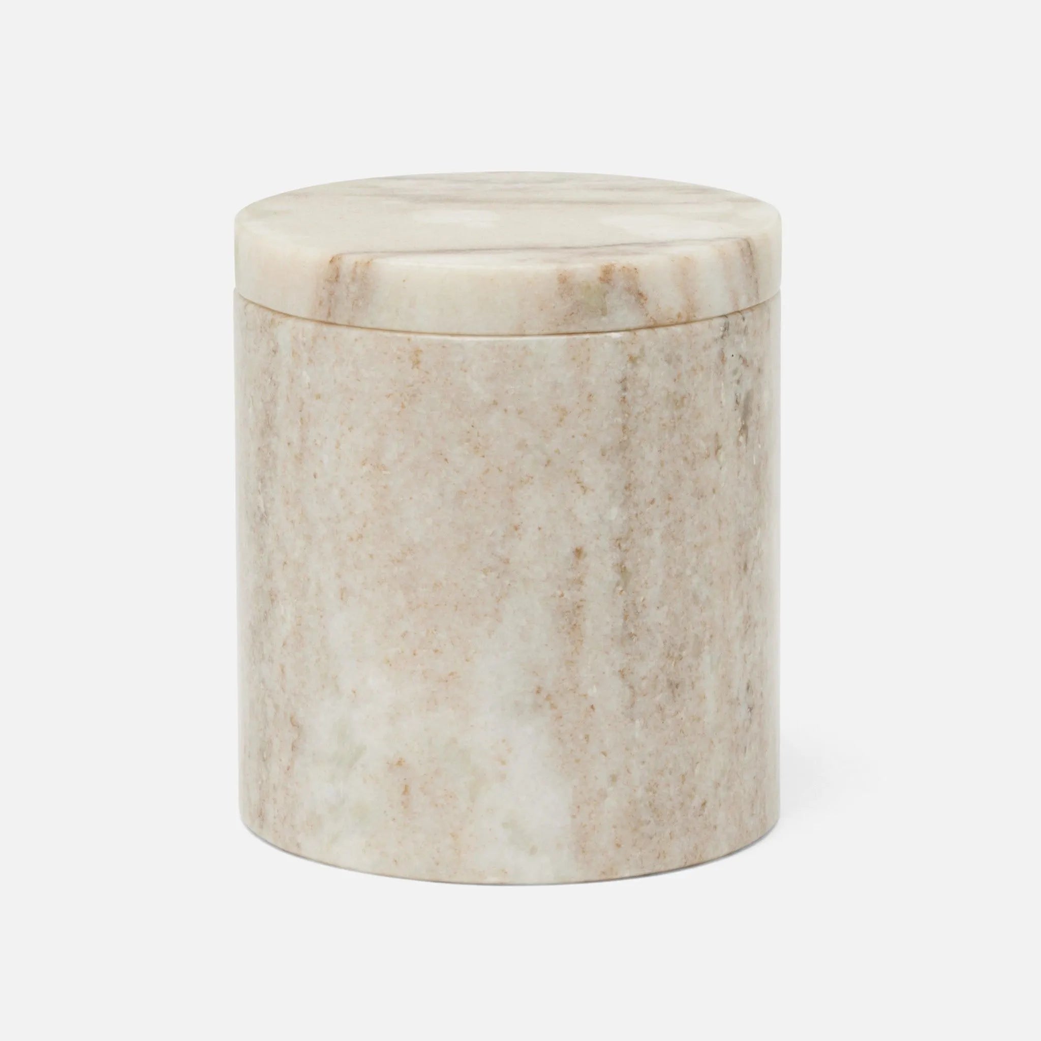Pigeon and Poodle PP005166 Athlone Canister in Beige Marble