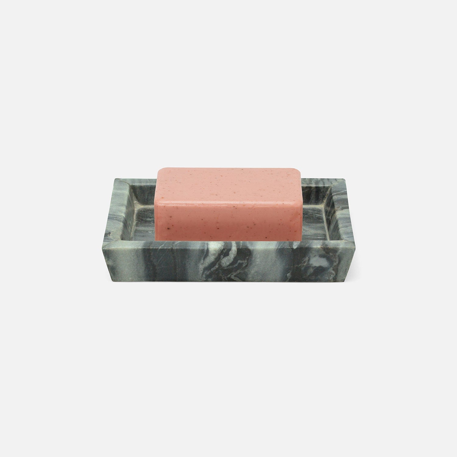 Athlone Soap Dish Gray Marble