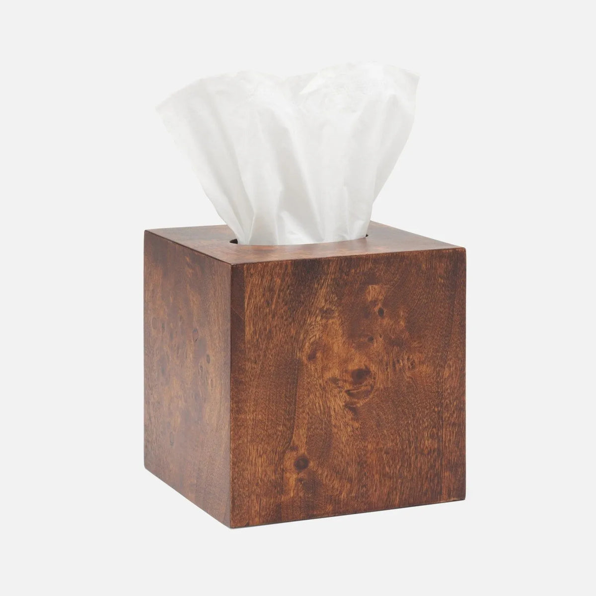 Pigeon and Poodle - PP006944 - Bern Tissue Box - Bern - Dark Honey Mappa Burl