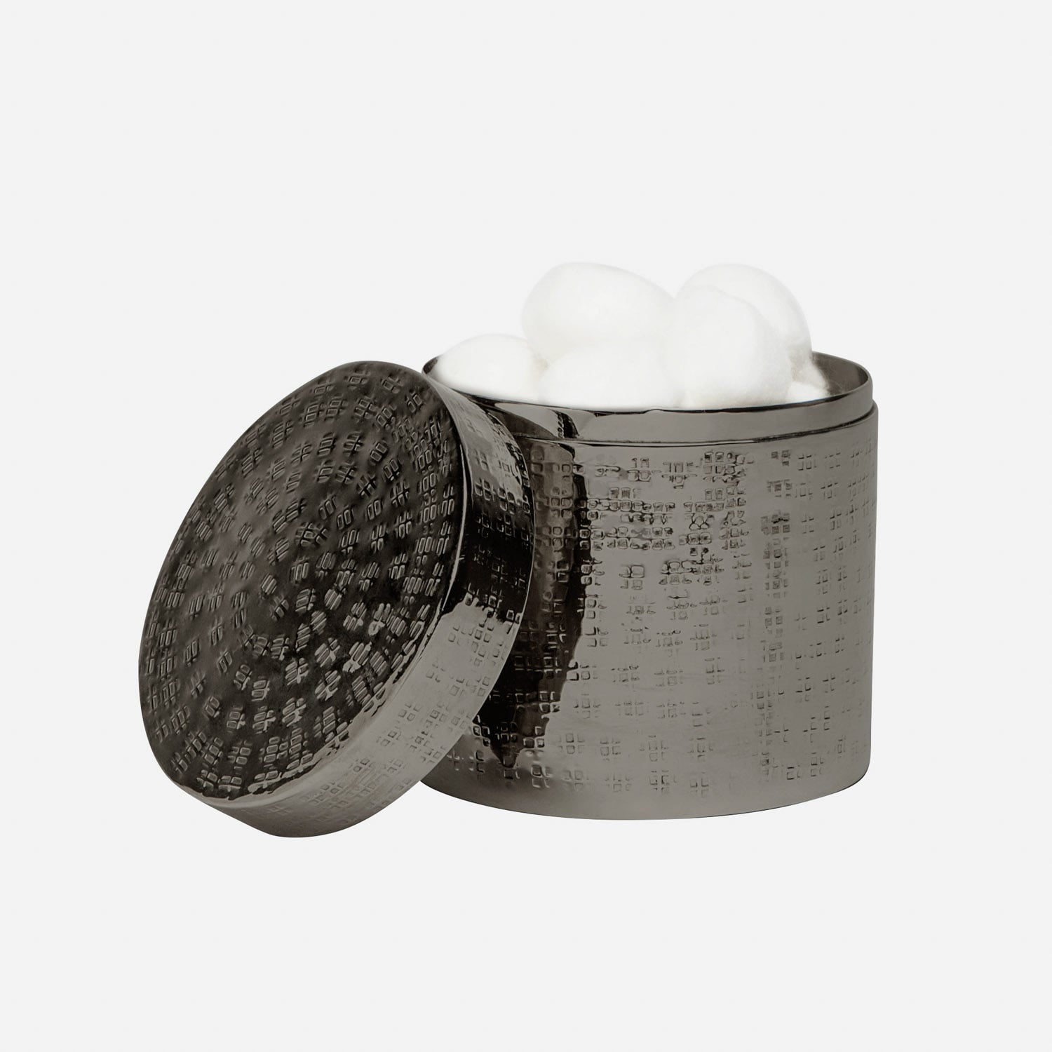 Pigeon and Poodle PP006015 Buren Canister in Black Nickel Etched Metal