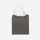 Pigeon and Poodle PP006017 Buren Tissue Box in Black Nickel Etched Metal