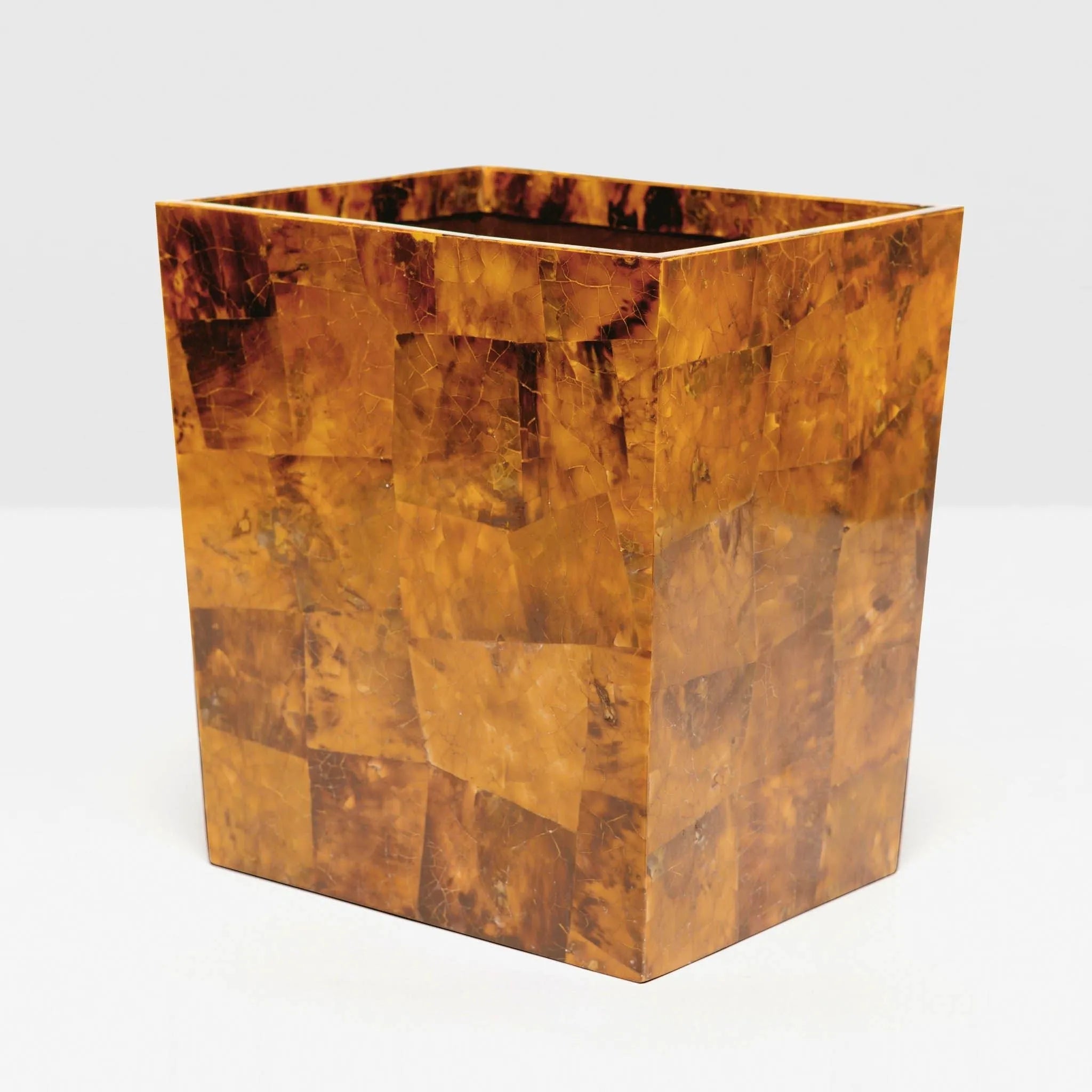 Pigeon and Poodle PP000393 Cannes Wastebasket (Rectangular) in Young Pen Shell