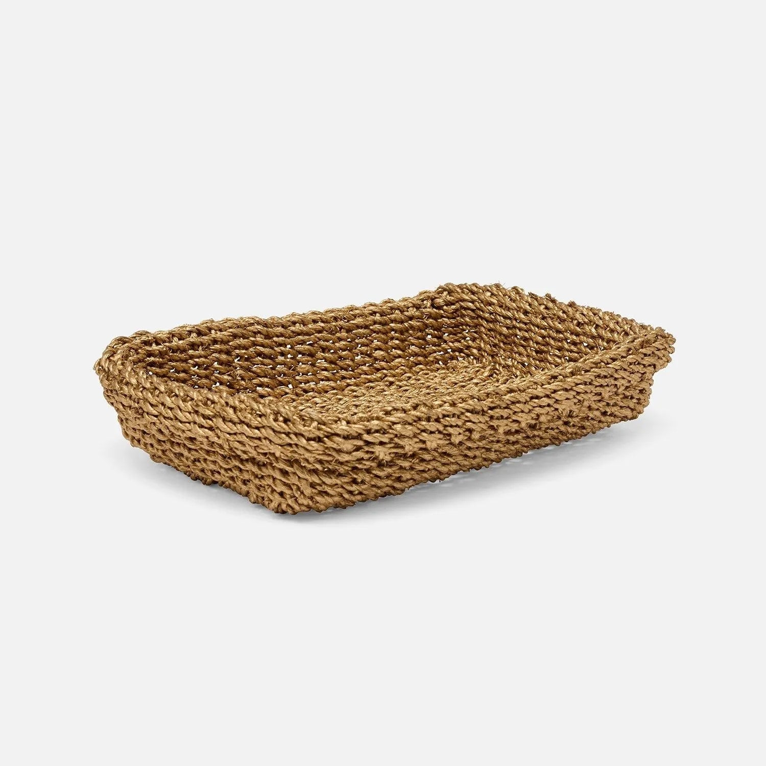 Pigeon and Poodle - PP000425 - Chelston Hand Towel Tray - Chelston - Bleached Natural Abaca Fiber