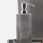 Pigeon and Poodle - PP005198 - Cordoba Soap Pump - Cordoba - Gray Burlap Ceramic