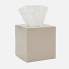 Pigeon and Poodle - PP006368 - Cordoba Tissue Box - Cordoba - Sand Burlap Ceramic