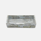 Pigeon and Poodle - PP006328 - Cortona Soap Dish - Cortona - Gray Shell/Silver Silver Mix