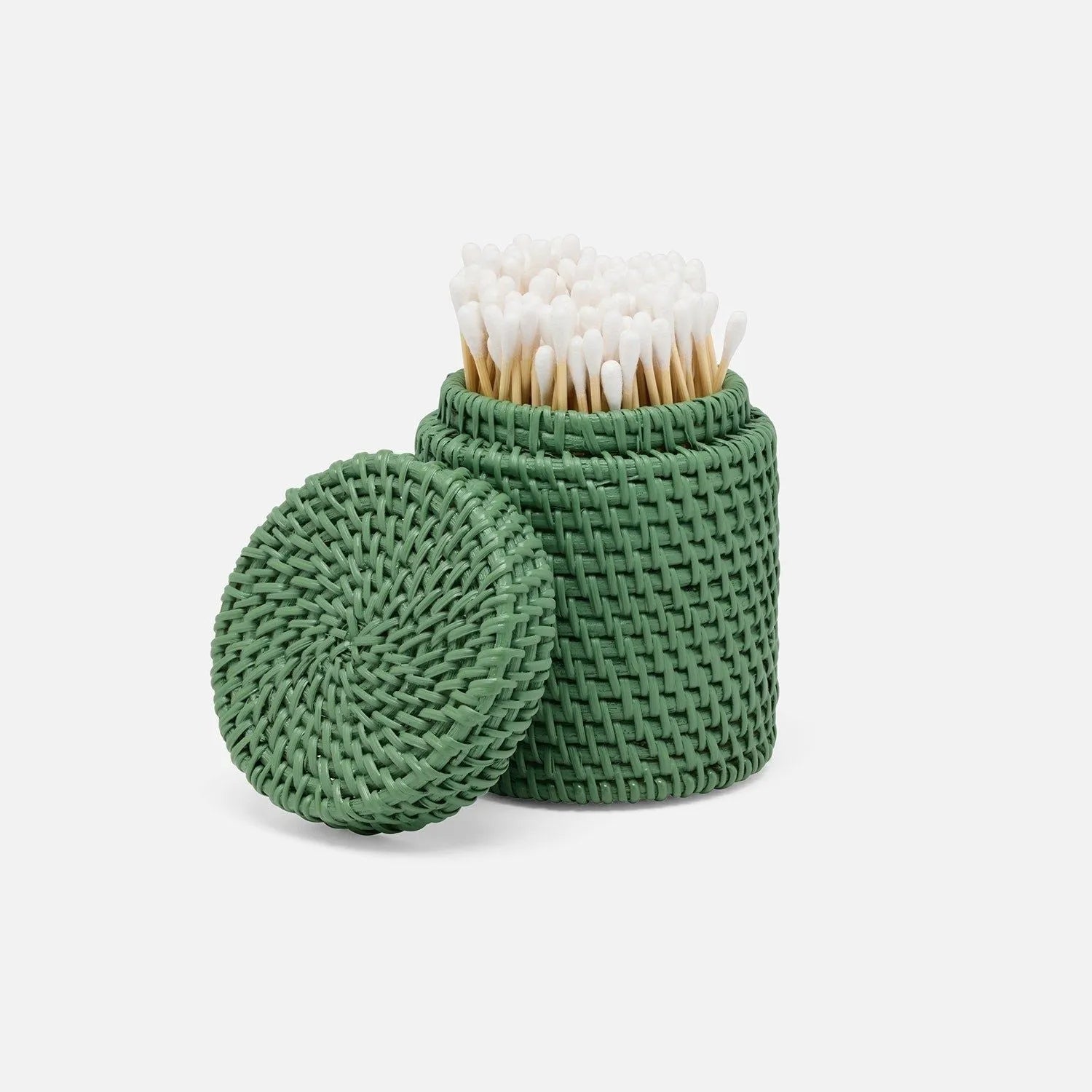 Pigeon and Poodle - PP000514 - Dalton Canister - Dalton - Whitewashed Rattan