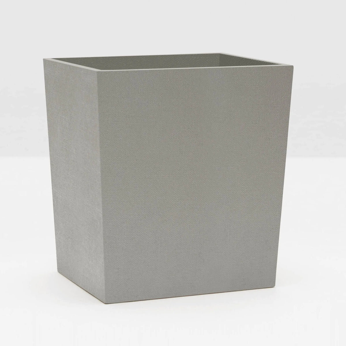 Pigeon and Poodle - PP000527 - Dannes Wastebasket - Dannes - Light Gray Faux Belgian Linen