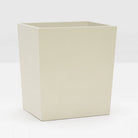 Pigeon and Poodle - PP000535 - Dannes Wastebasket - Dannes - White Faux Belgian Linen