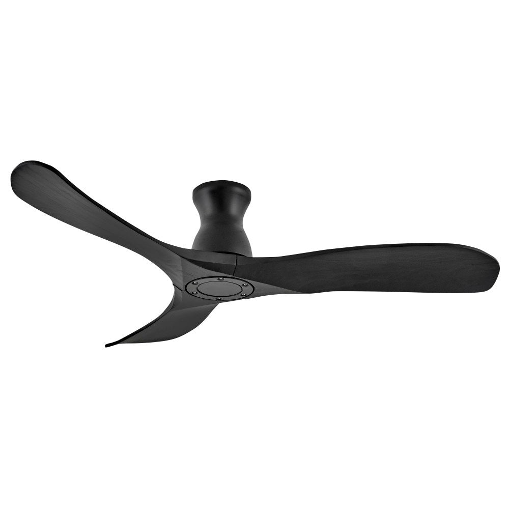 Luminaire encastré intelligent à DEL Hinkley Lighting 903456FBB-LDD Swell Ventilateur  en noir mat
