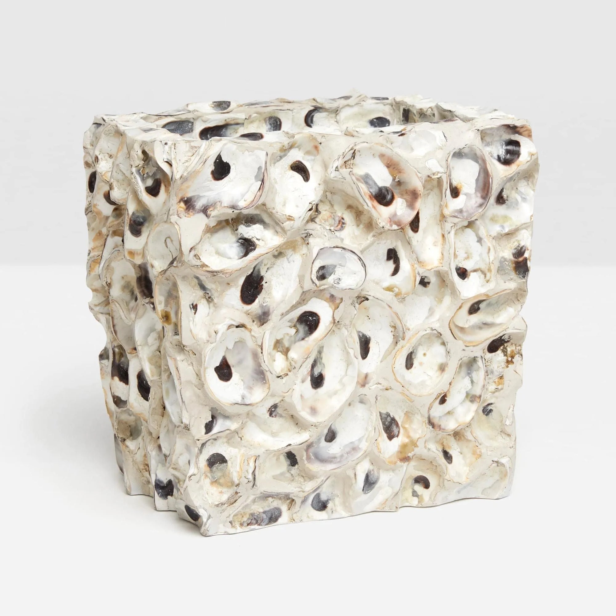 Pigeon and Poodle - PP000577 - Enna Wastebasket - Enna - Natural Oyster Shell