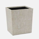 Pigeon and Poodle - PP006399 - Ghent Wastebasket - Ghent - Whitewashed Bagor Grass