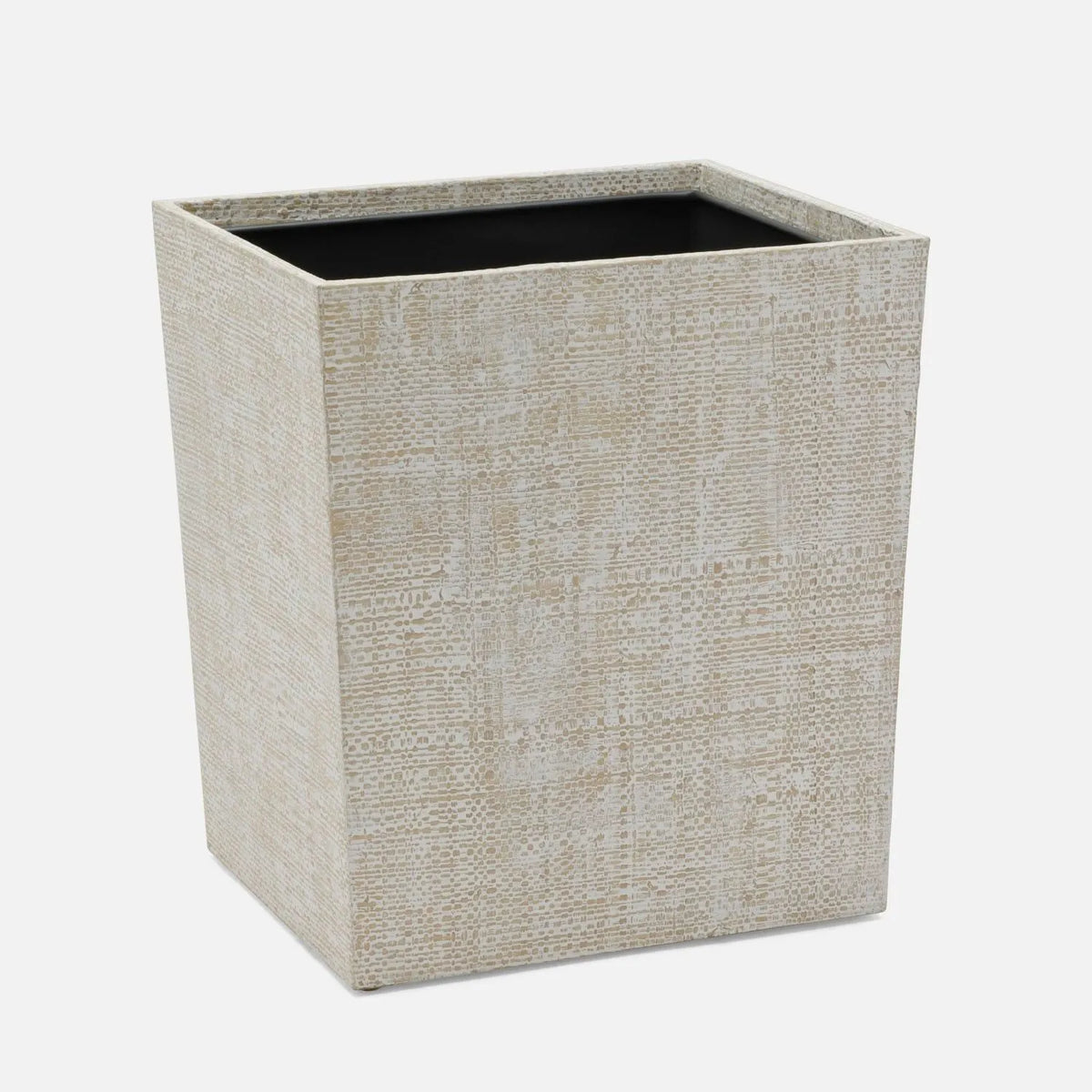 Pigeon and Poodle - PP006399 - Ghent Wastebasket - Ghent - Whitewashed Bagor Grass