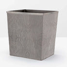 Pigeon and Poodle - PP000750 - Humbolt Wastebasket - Humbolt - Shiny Brass Ridged Metal