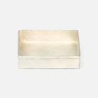Pigeon and Poodle - PP000739 - Humbolt Soap Dish - Humbolt - Matte Silver Ridged Metal