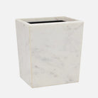 Pigeon and Poodle - PP006061 - Kavala Wastebasket - Kavala - White Marble
