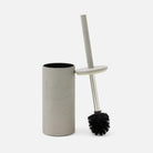 Porte-brosse WC Pigeon and Poodle PP007129 Manchester, gris cendré, imitation galuchat réaliste