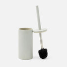 Porte-brosse de toilette Pigeon and Poodle PP007131 Manchester, gris nuage, imitation galuchat réaliste