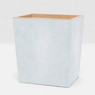 Pigeon and Poodle - PP000951 - Manchester Wastebasket - Manchester - Cloud Gray Realistic Faux Shagreen