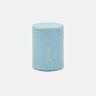 Boîte à bijoux Pigeon and Poodle PP007624 Manchester (petite) bleu poudré, imitation galuchat réaliste